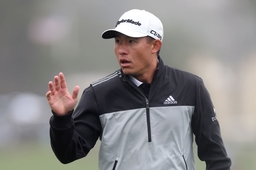Collin Morikawa poker shocked face