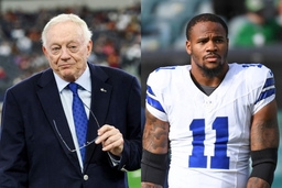 Micah Parsons and Jerry Jones